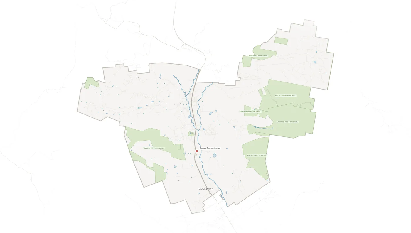 Bagdad urban fabric map