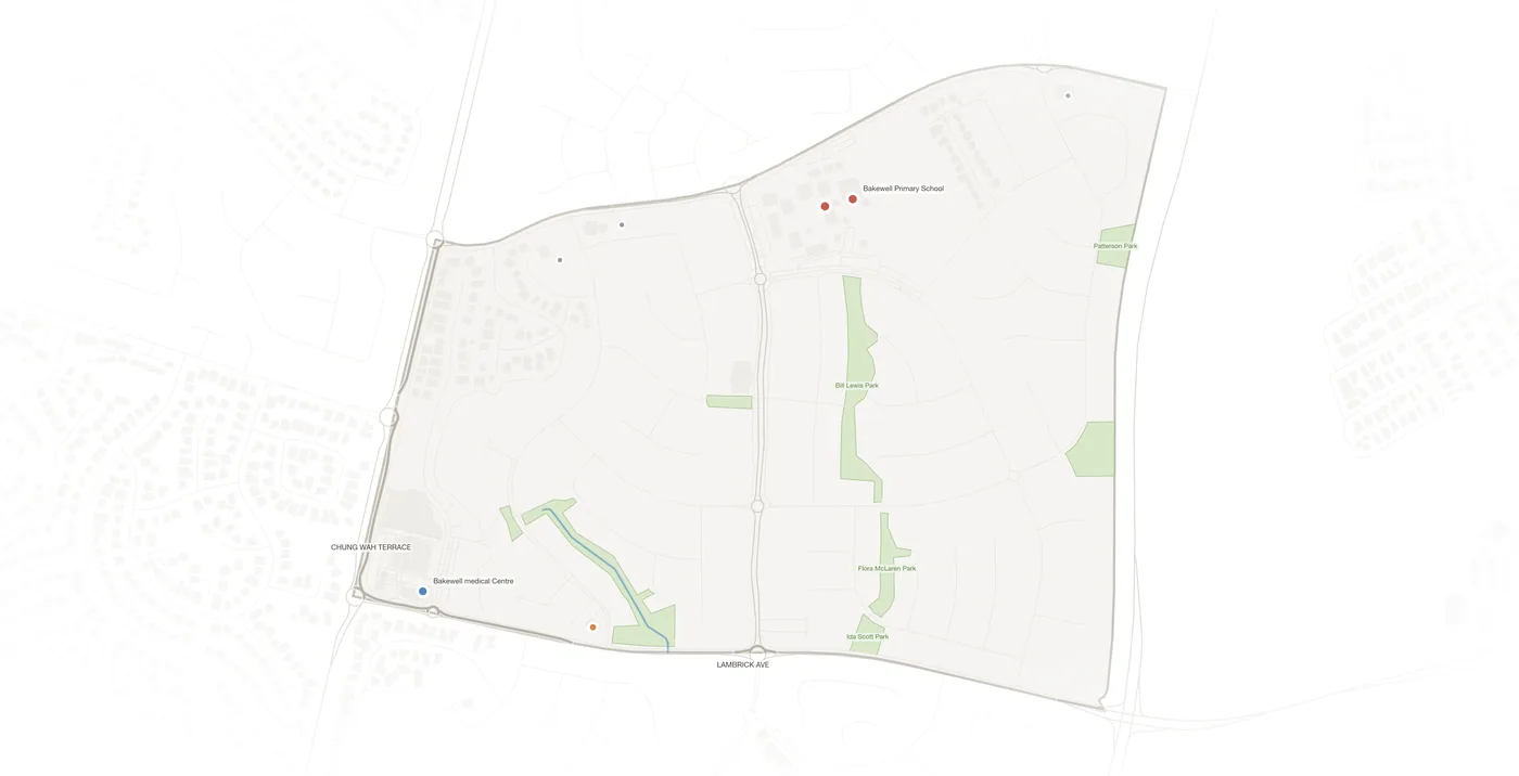 Bakewell urban fabric map