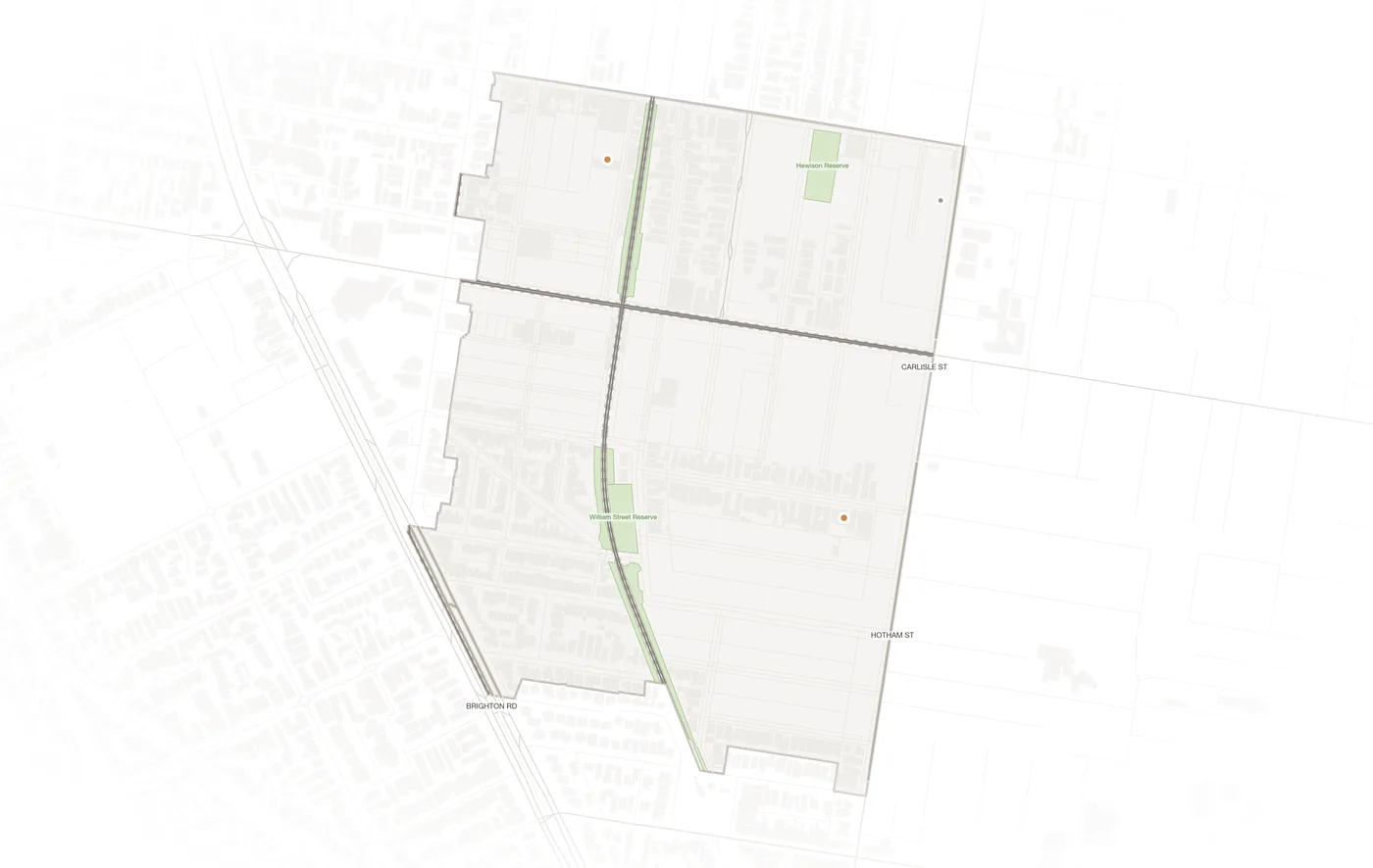 Balaclava urban fabric map