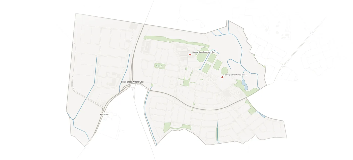 Baringa urban fabric map