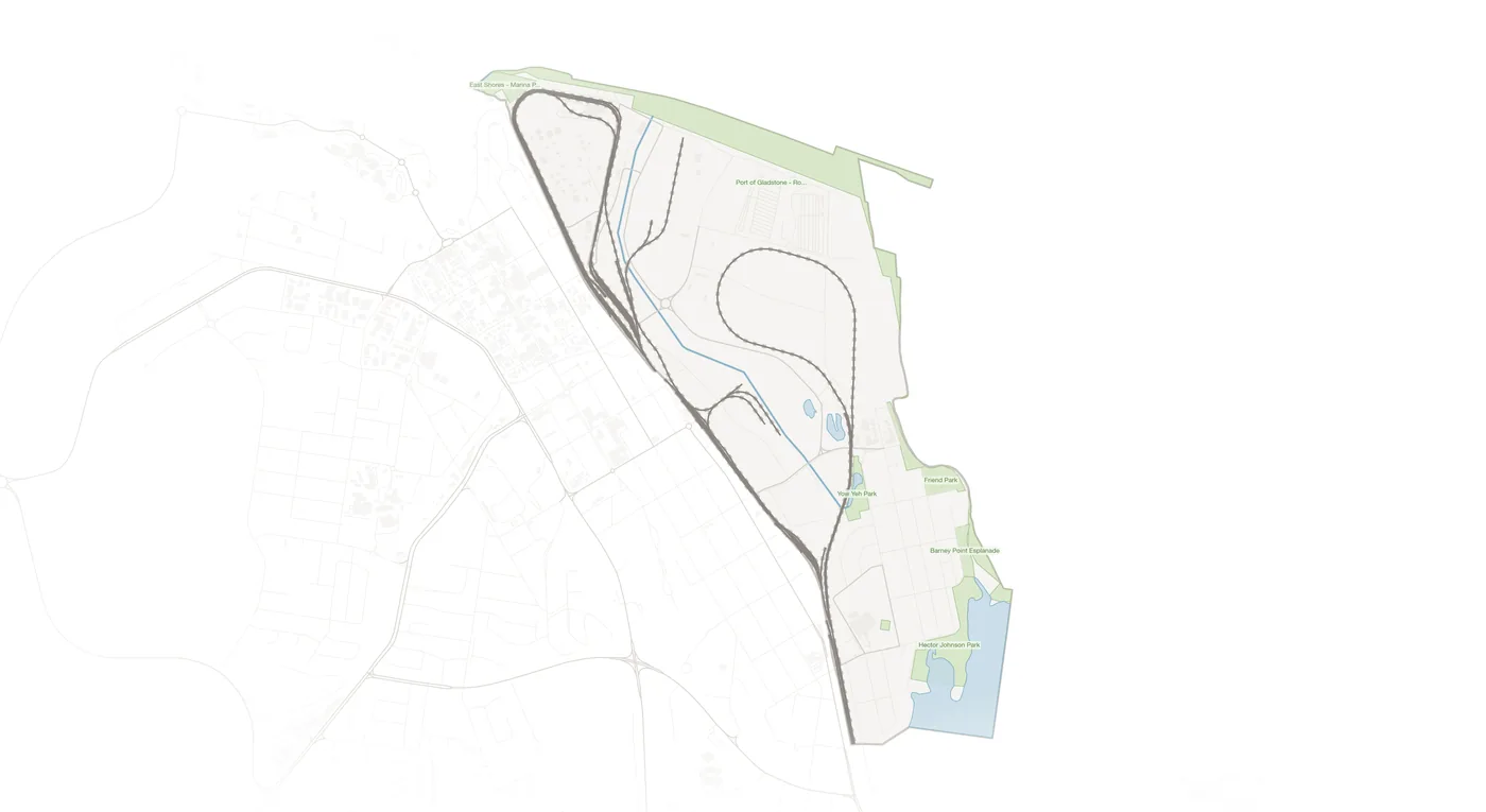 Barney Point urban fabric map