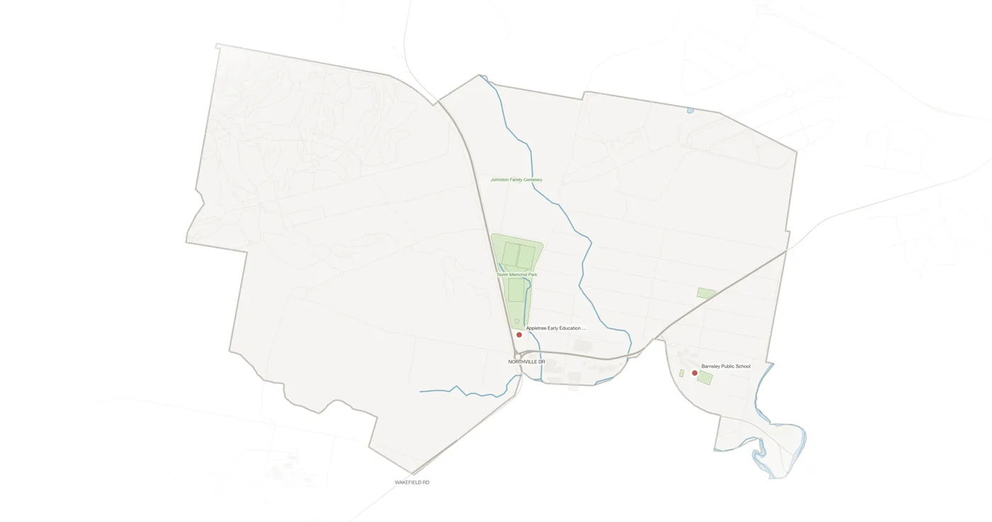 Barnsley urban fabric map