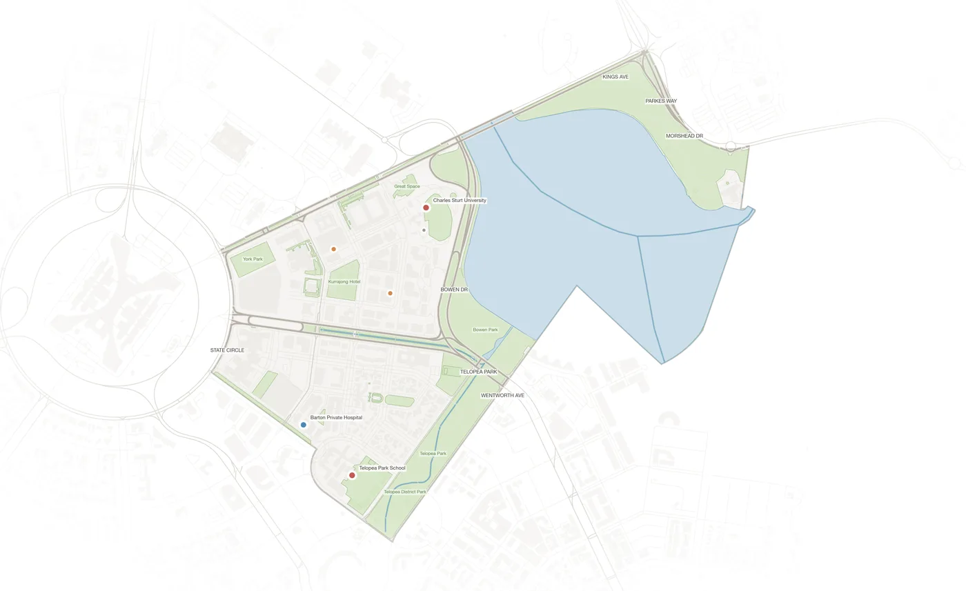 Barton urban fabric map