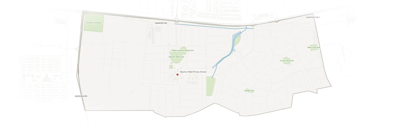Baynton urban fabric map