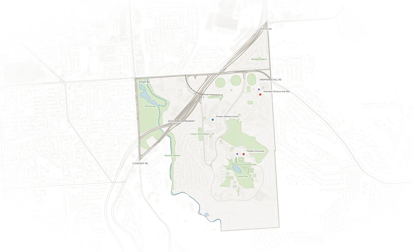 Bedford Park urban fabric map