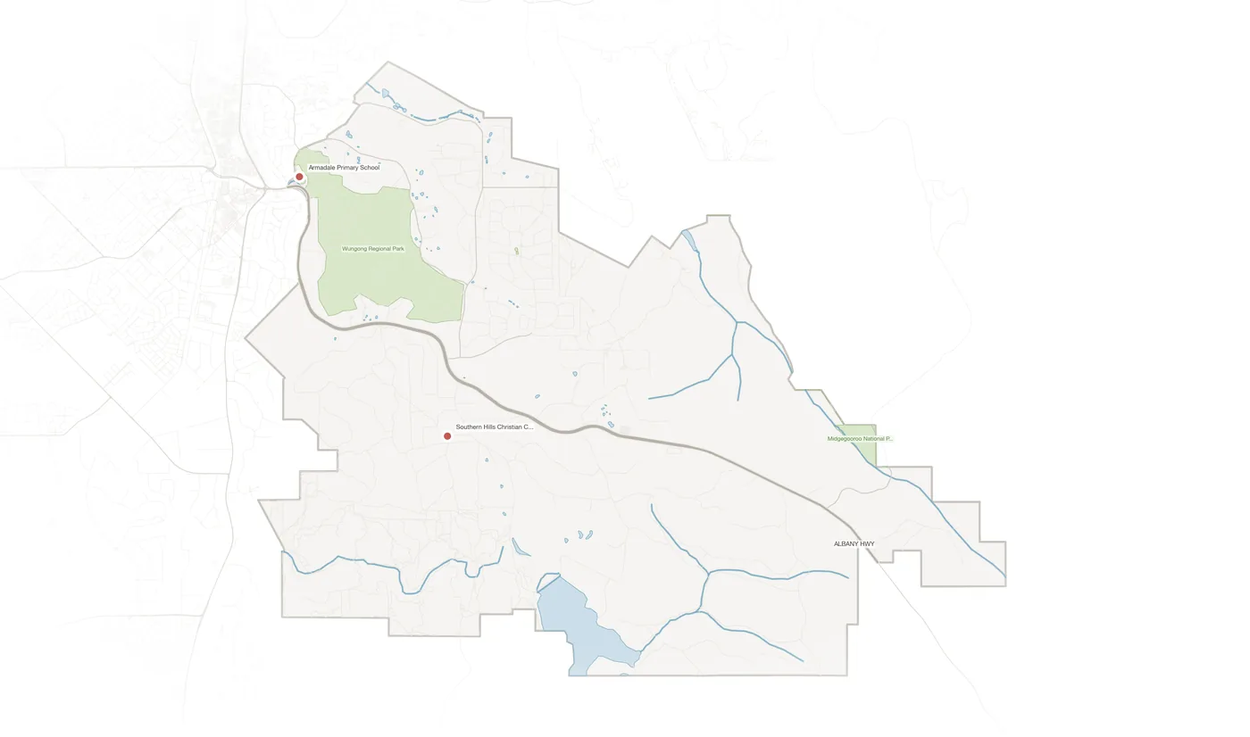 Bedfordale urban fabric map