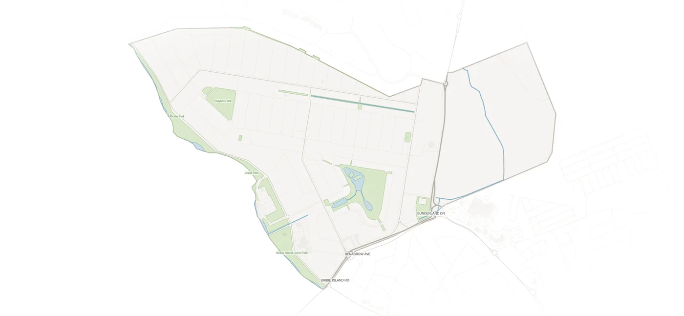 Bellara urban fabric map