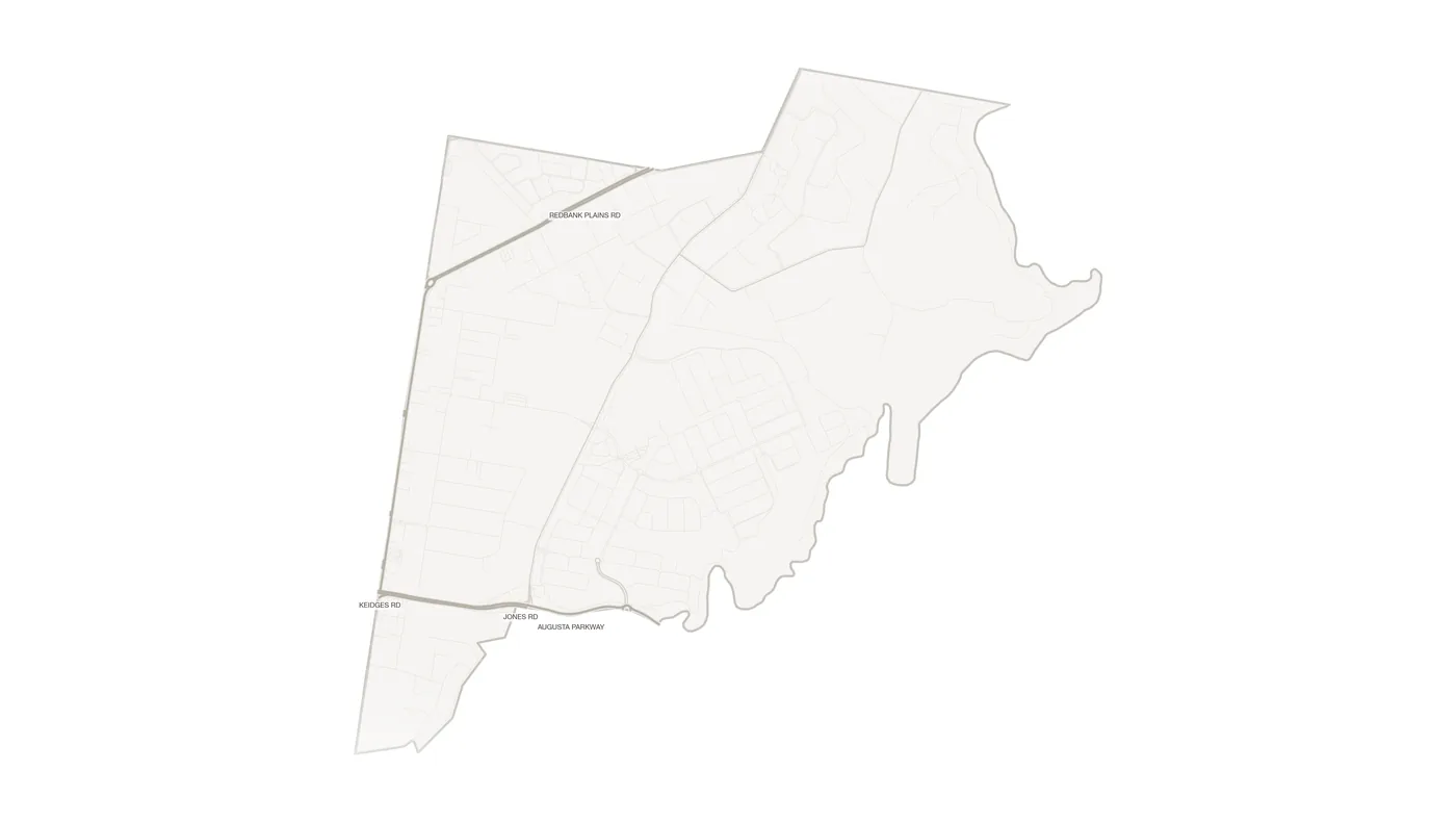 Bellbird Park urban fabric map
