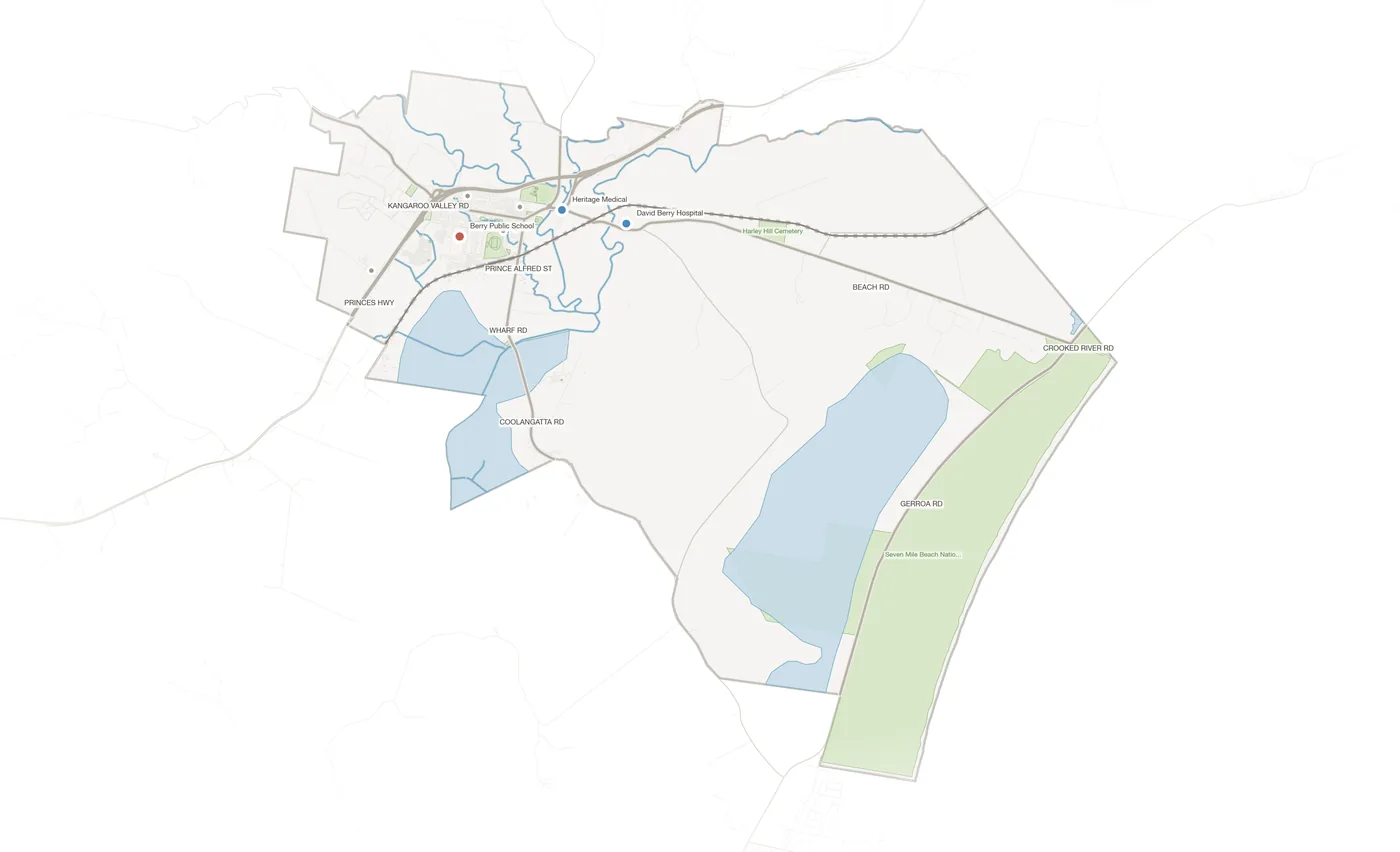 Berry urban fabric map