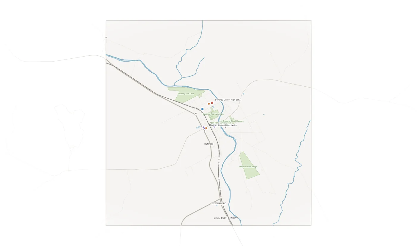 Beverley urban fabric map