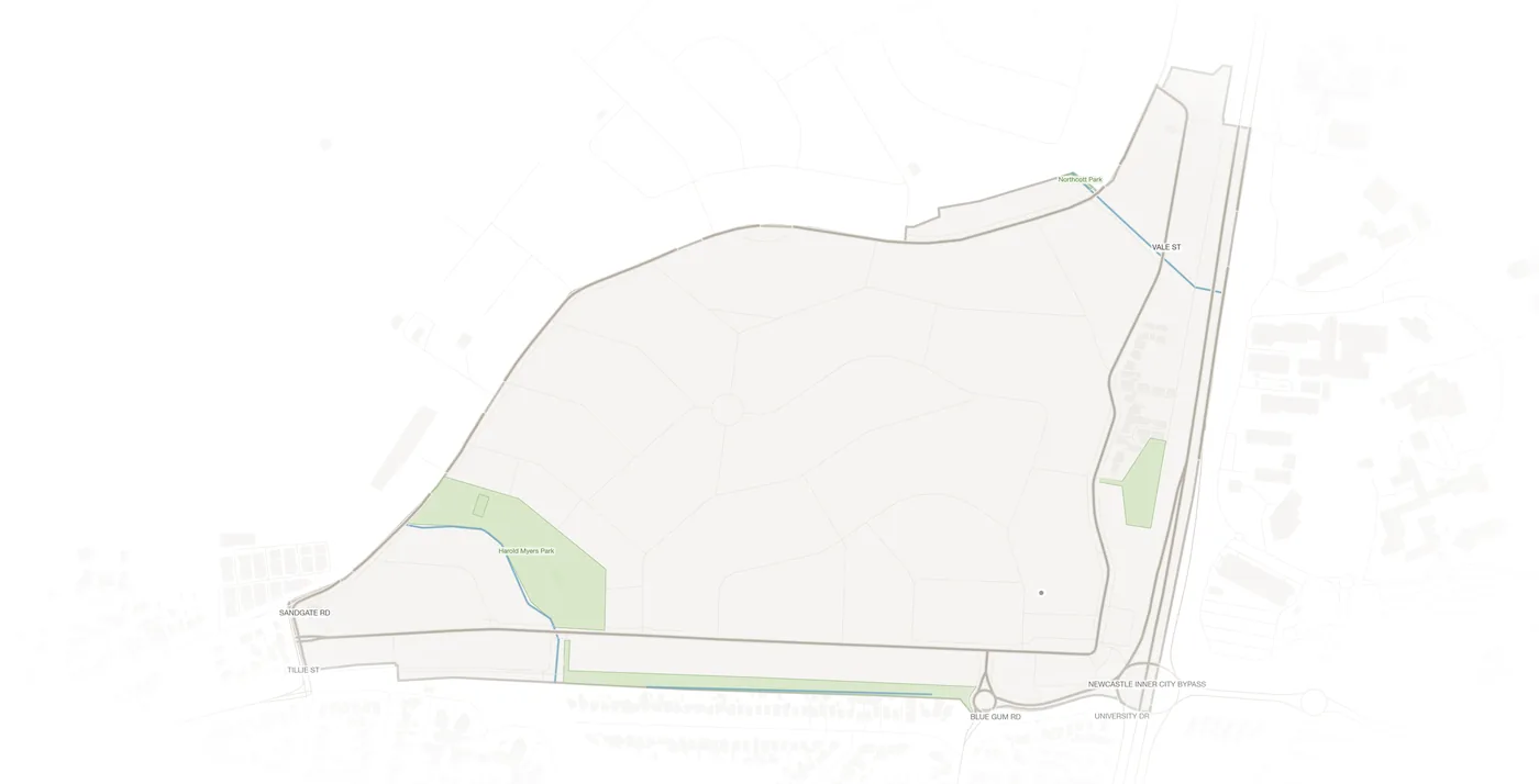 Birmingham Gardens urban fabric map