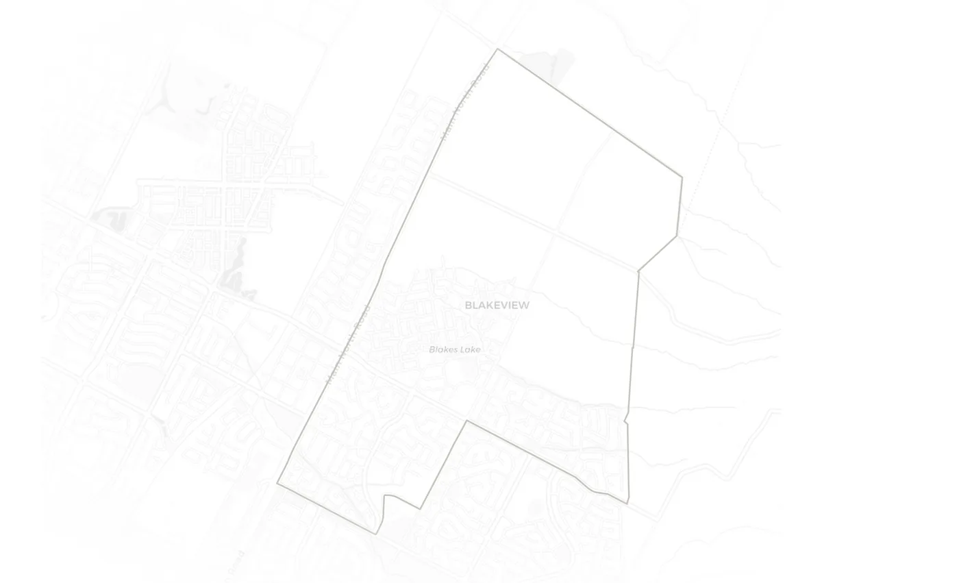 Blakeview urban fabric map