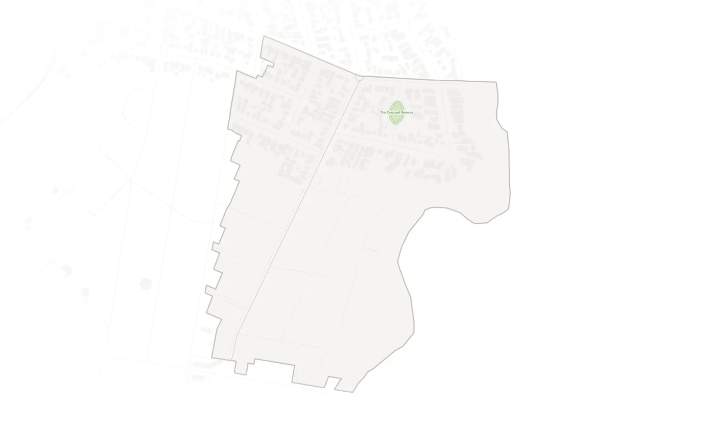 Blue Bay urban fabric map