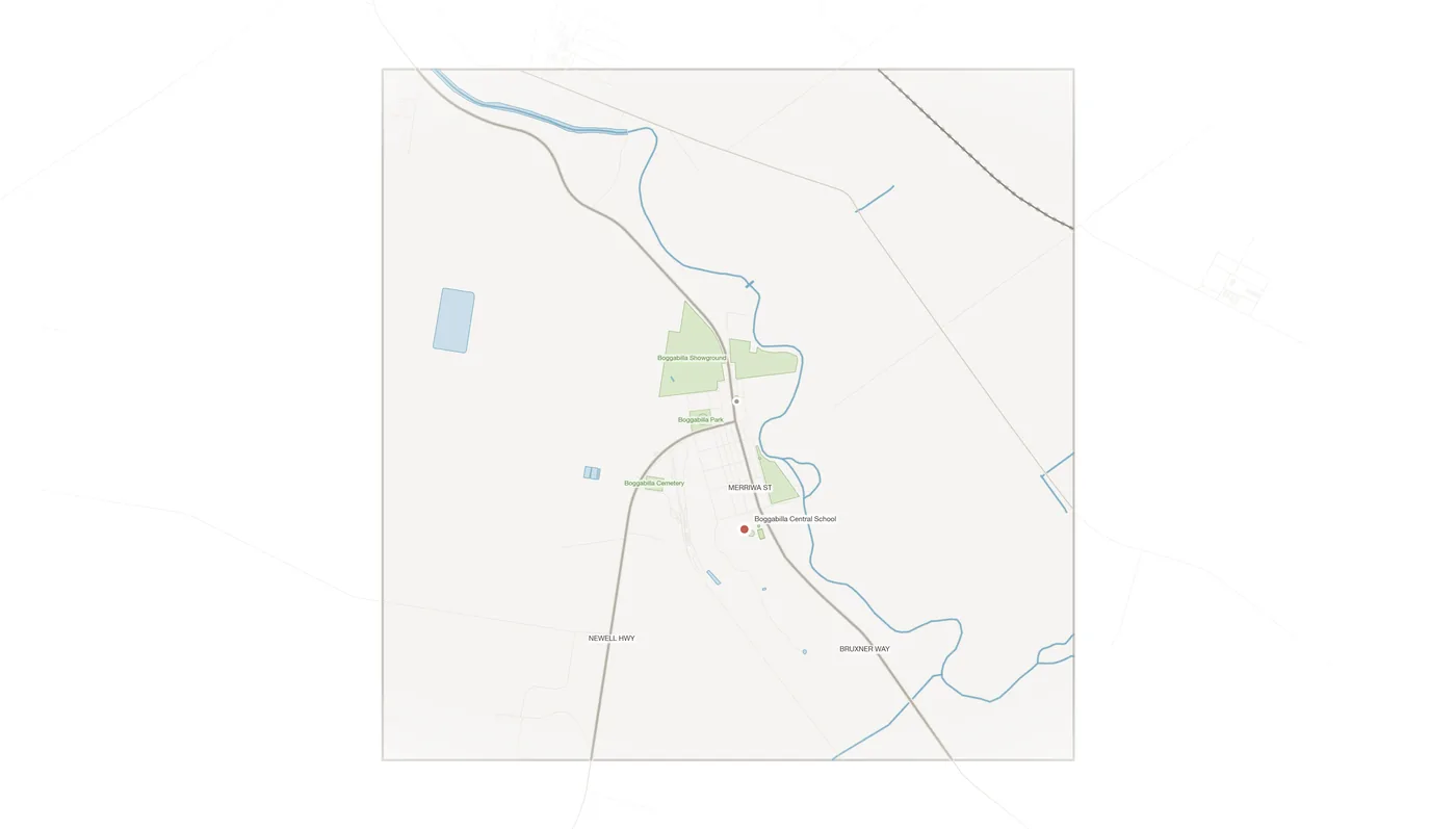 Boggabilla urban fabric map