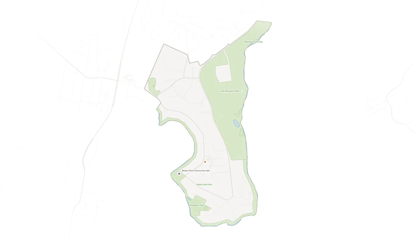 Bolton Point urban fabric map