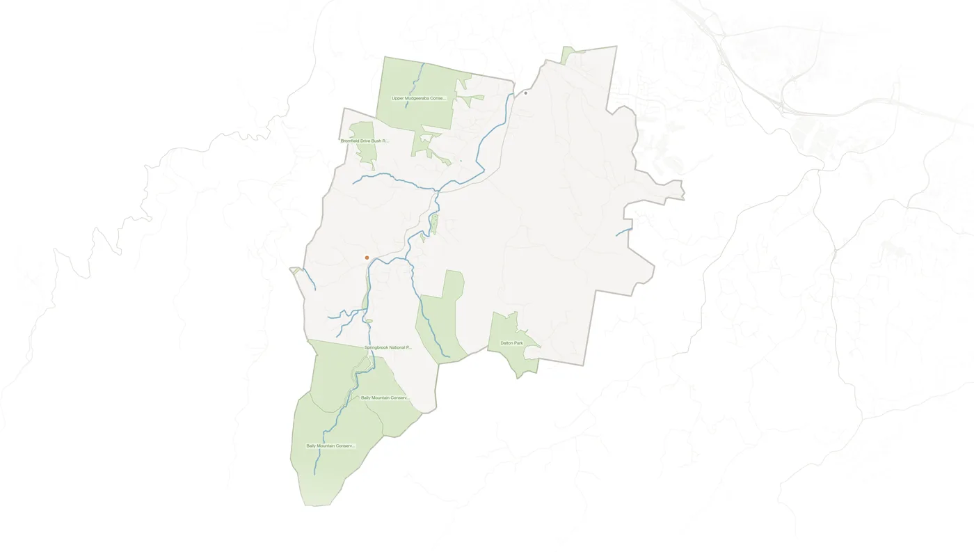 Bonogin urban fabric map