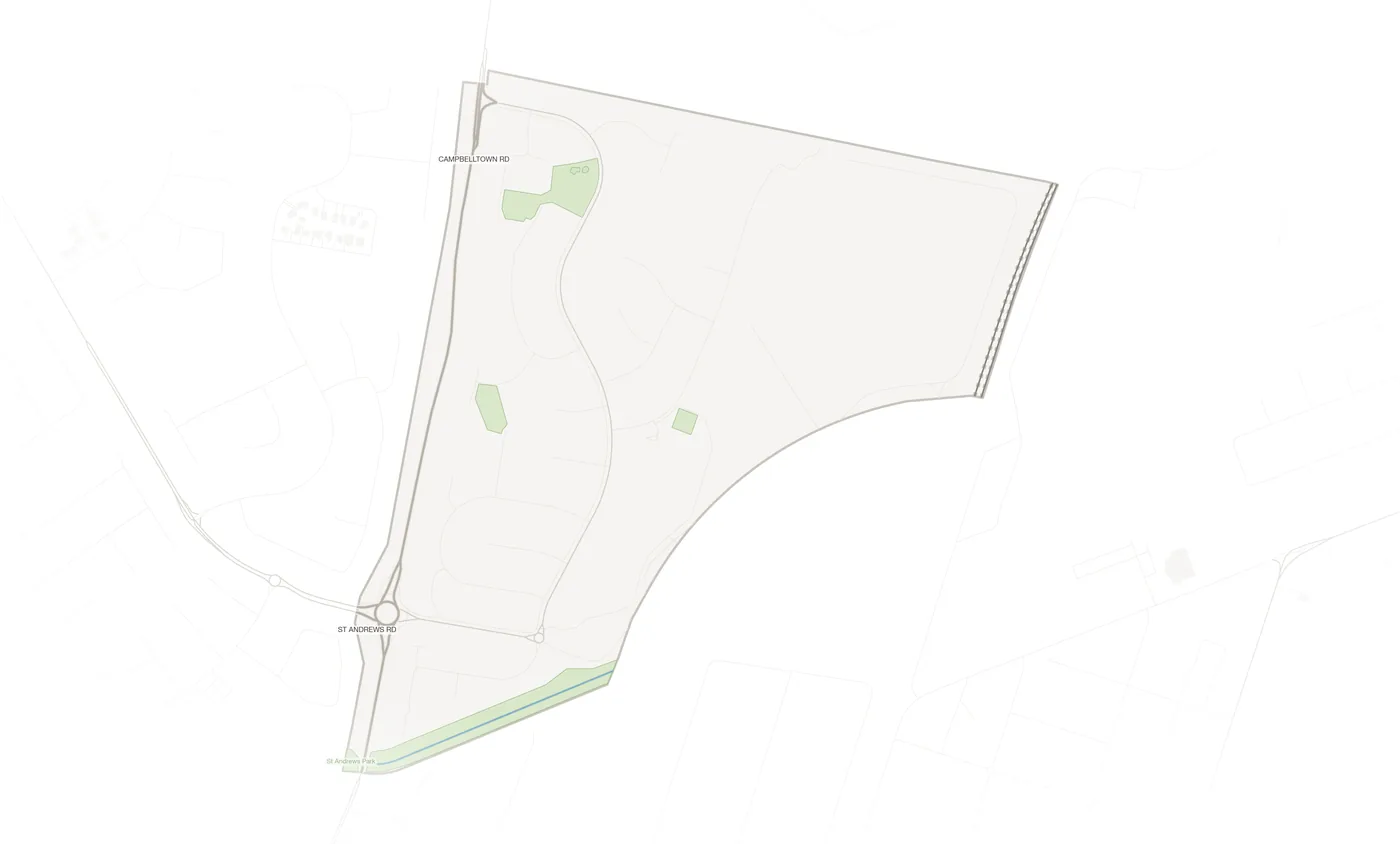 Bow Bowing urban fabric map