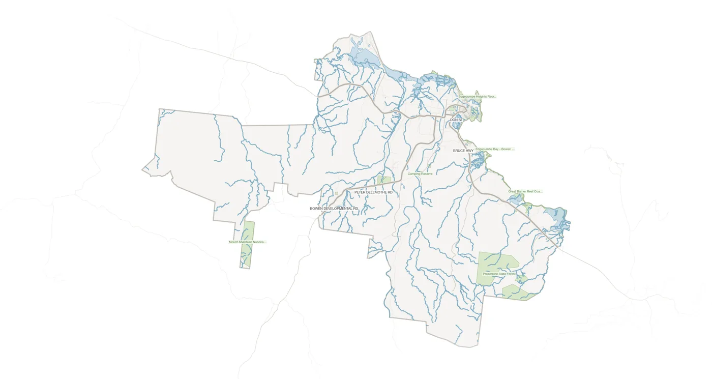 Bowen urban fabric map