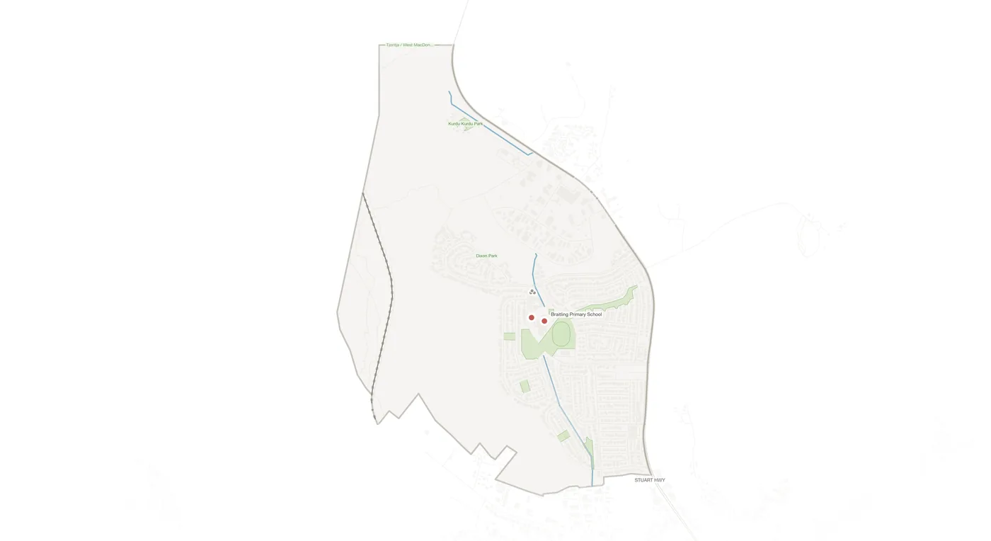 Braitling urban fabric map