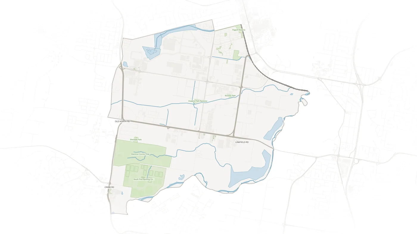 Brendale urban fabric map