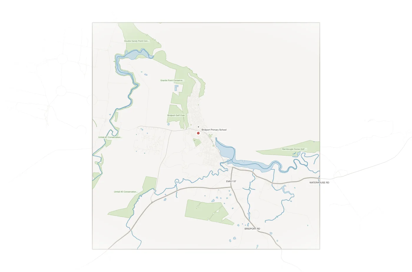 Bridport urban fabric map