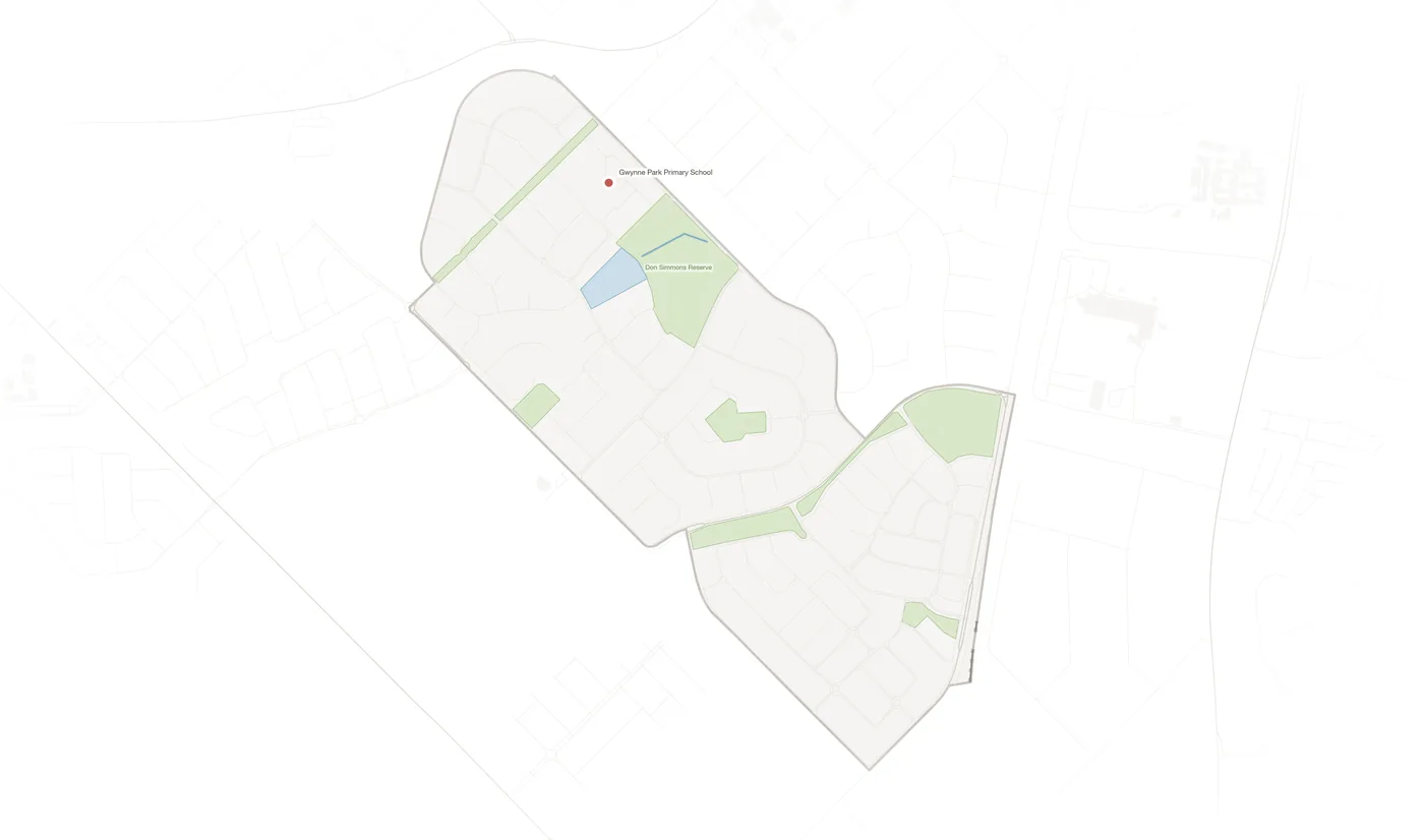 Brookdale urban fabric map