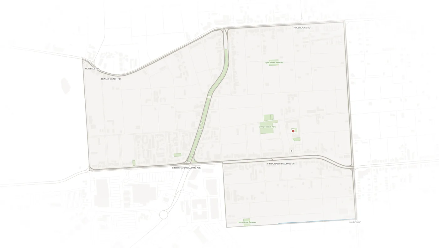 Brooklyn Park urban fabric map