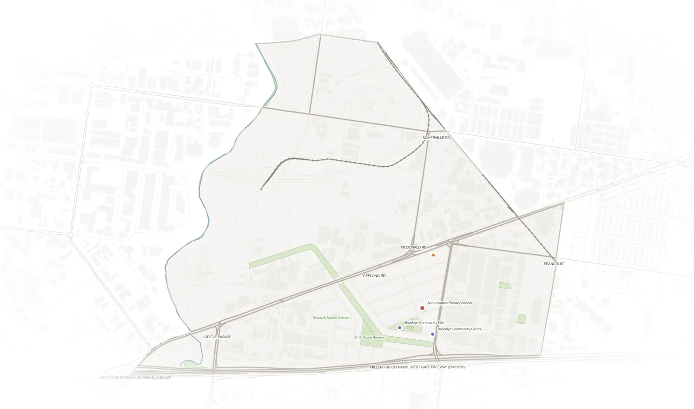 Brooklyn urban fabric map