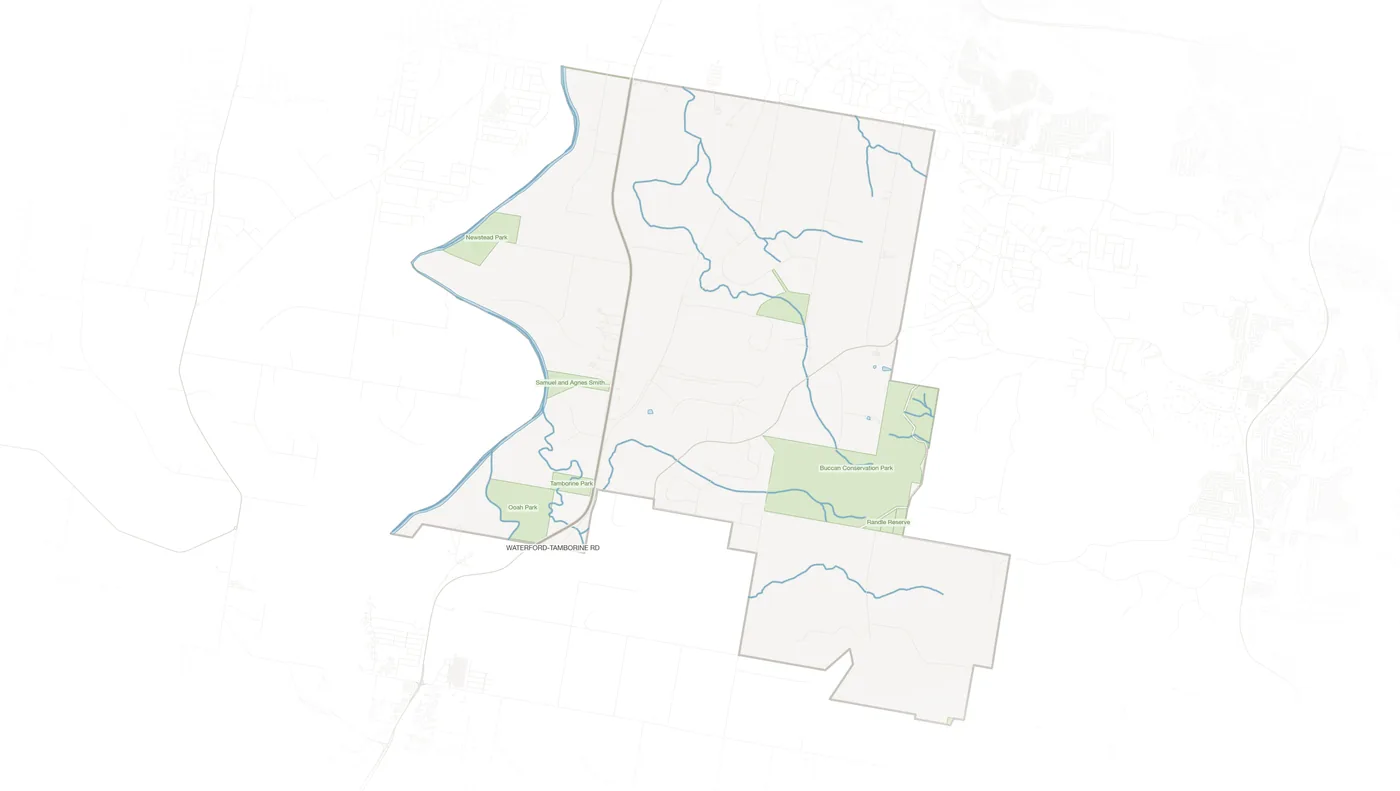 Buccan urban fabric map
