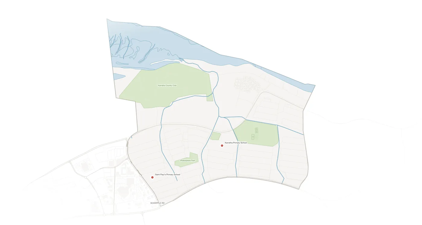Bulgarra urban fabric map