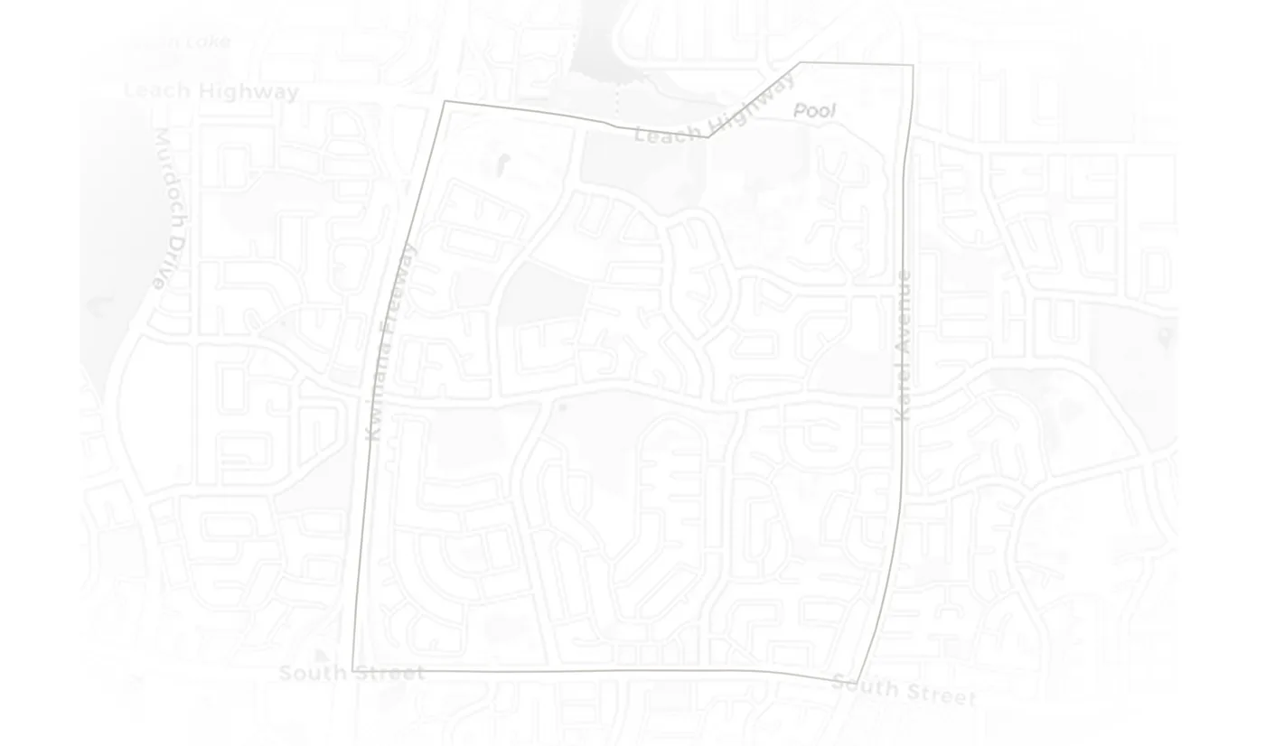 Bull Creek urban fabric map