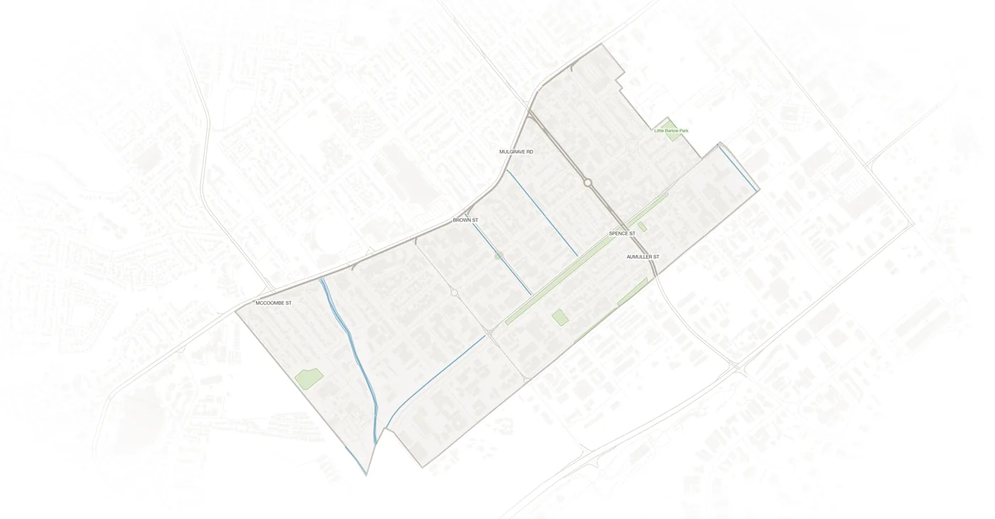 Bungalow urban fabric map