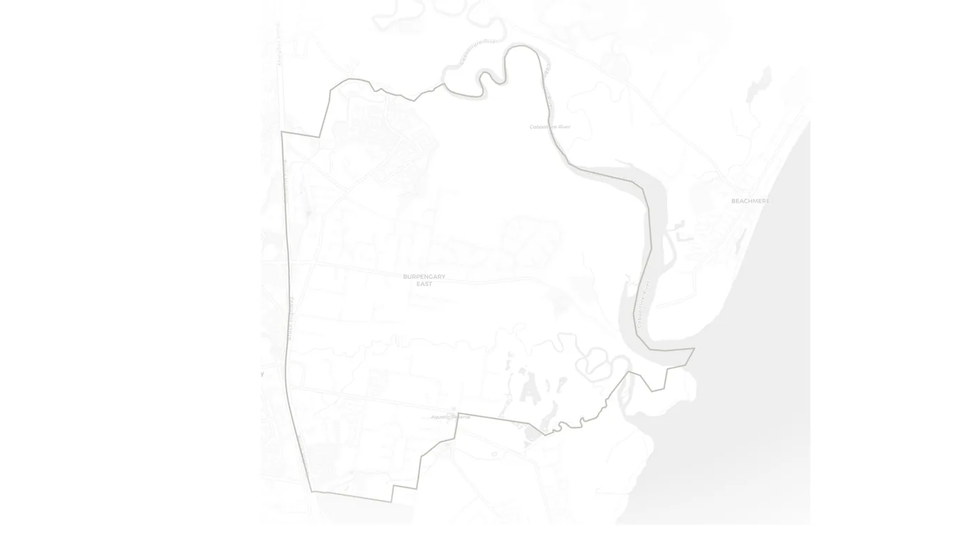 Burpengary East urban fabric map