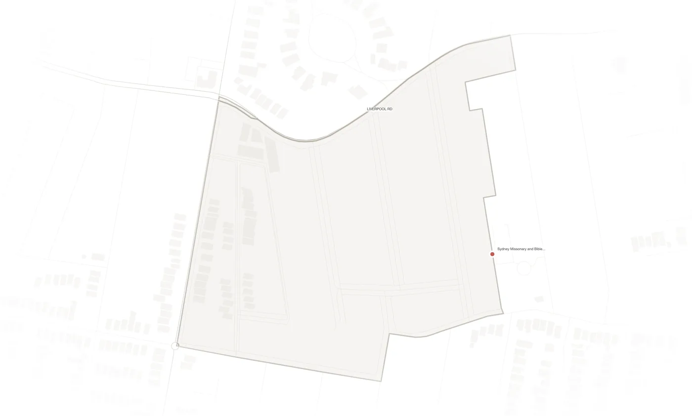 Burwood Heights urban fabric map