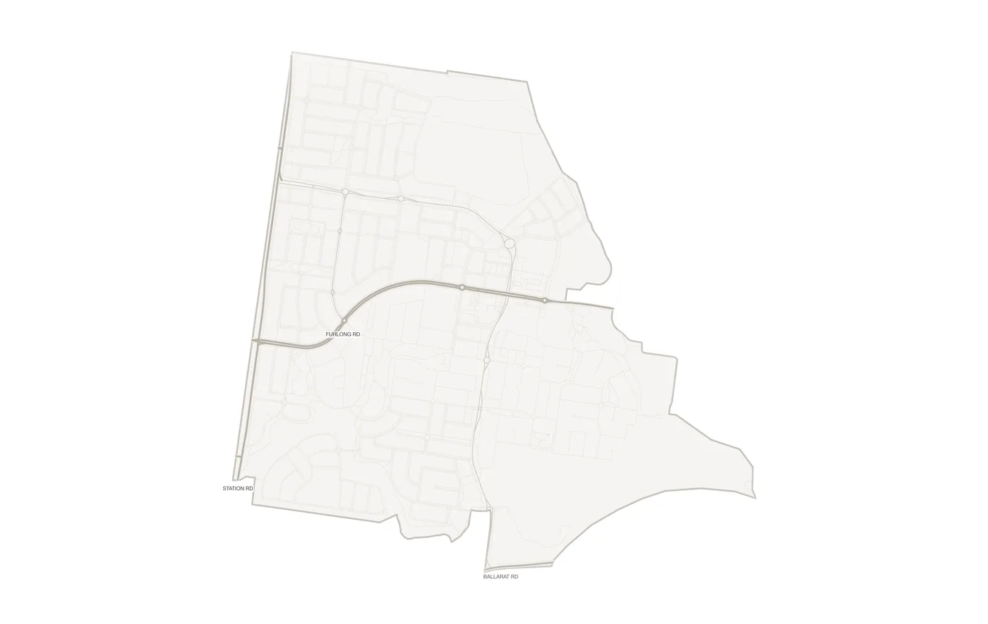 Cairnlea urban fabric map
