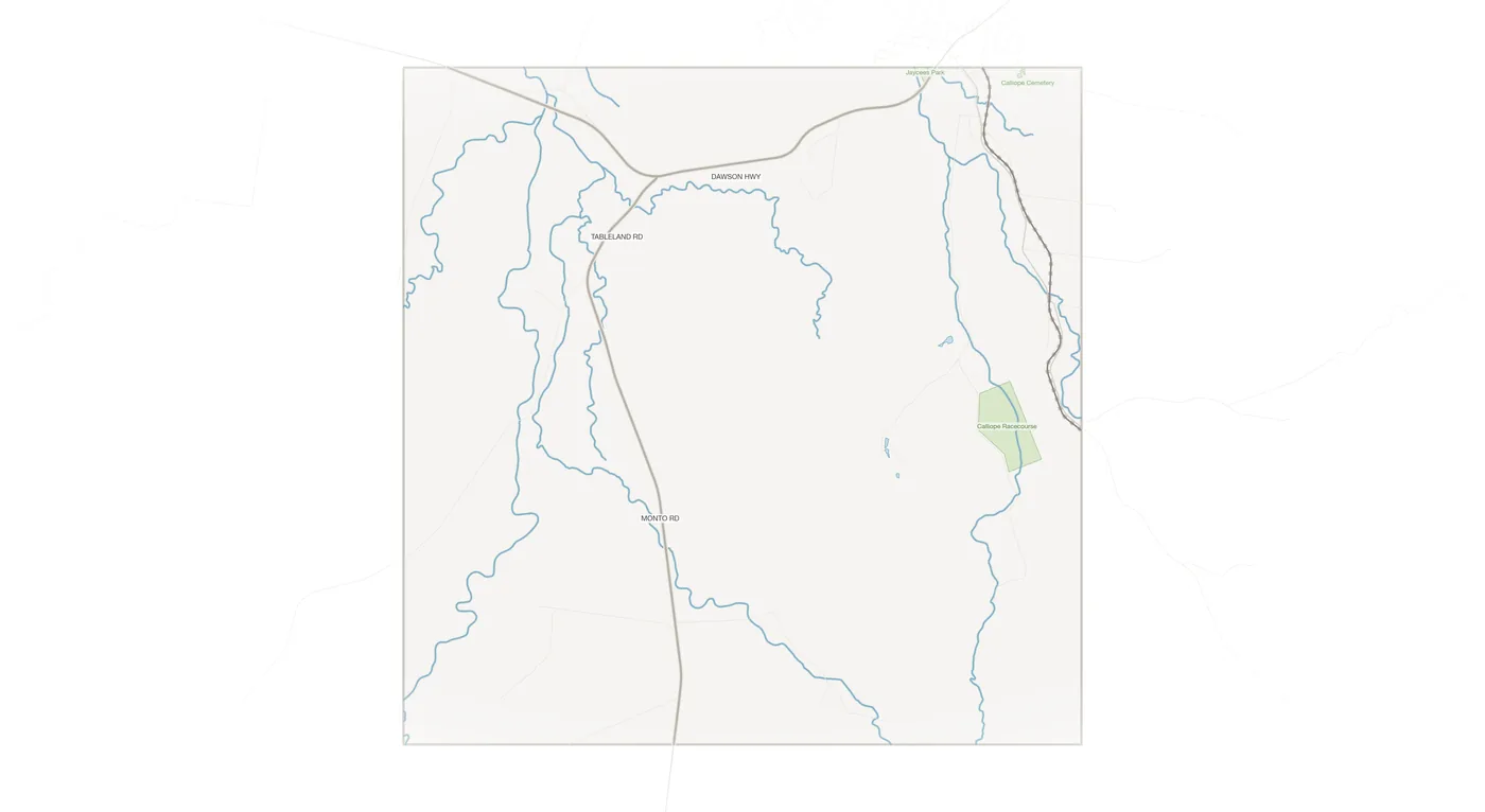 Calliope urban fabric map
