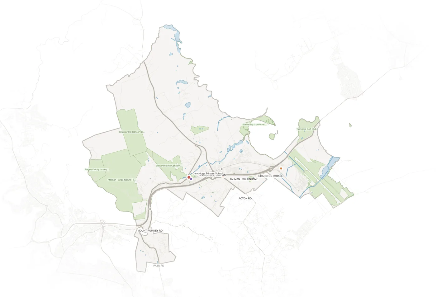 Cambridge urban fabric map