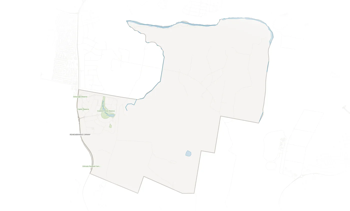 Camden Park urban fabric map