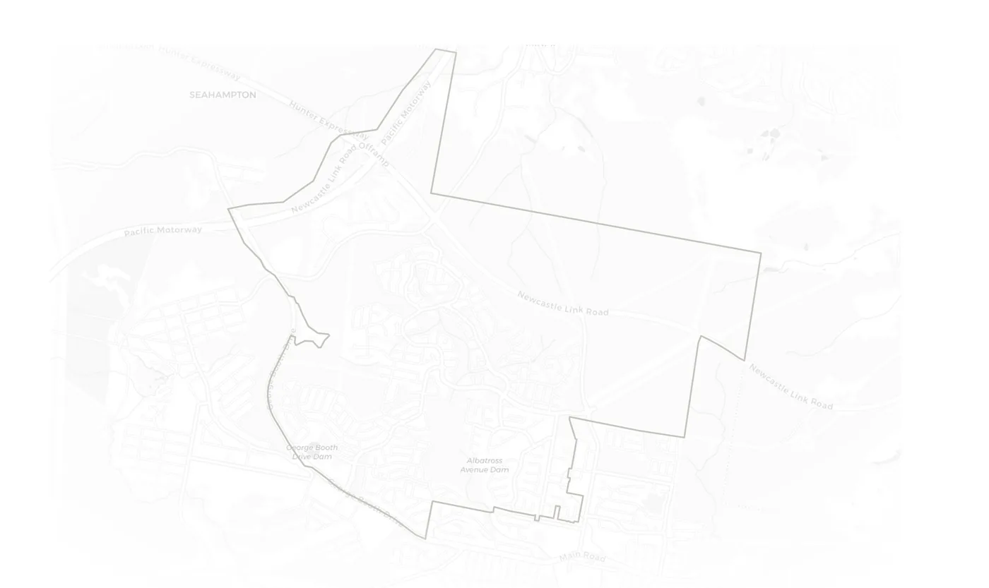 Cameron Park urban fabric map