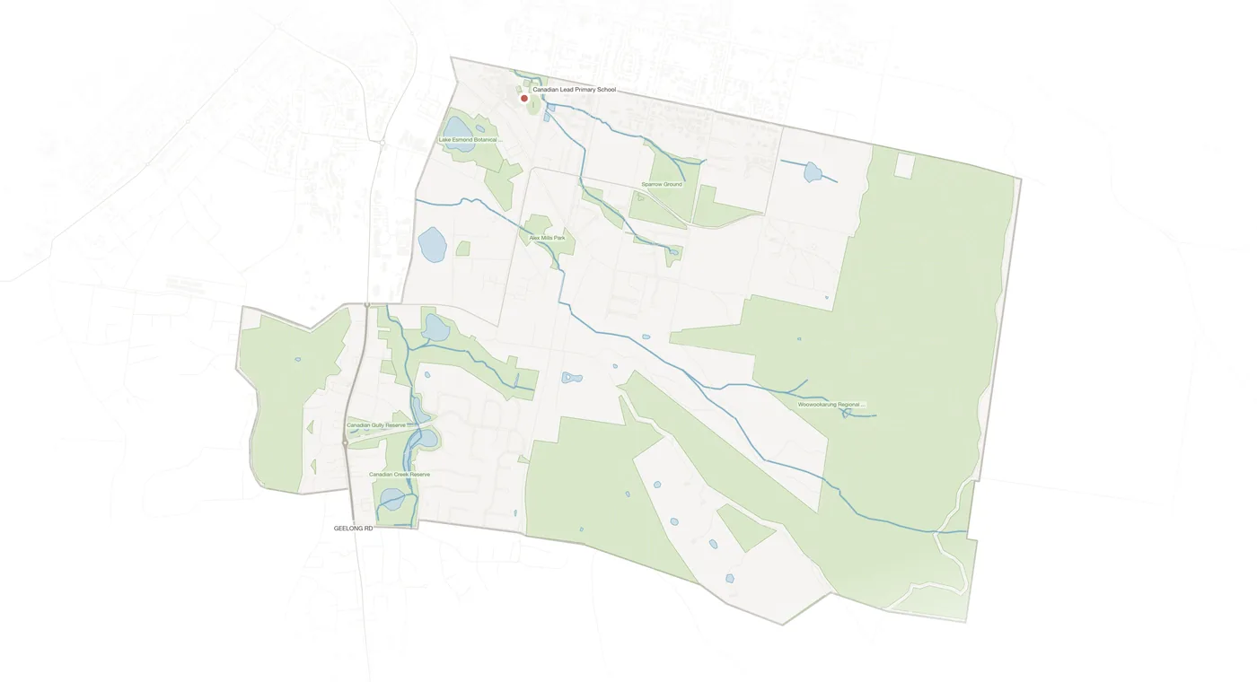 Canadian urban fabric map