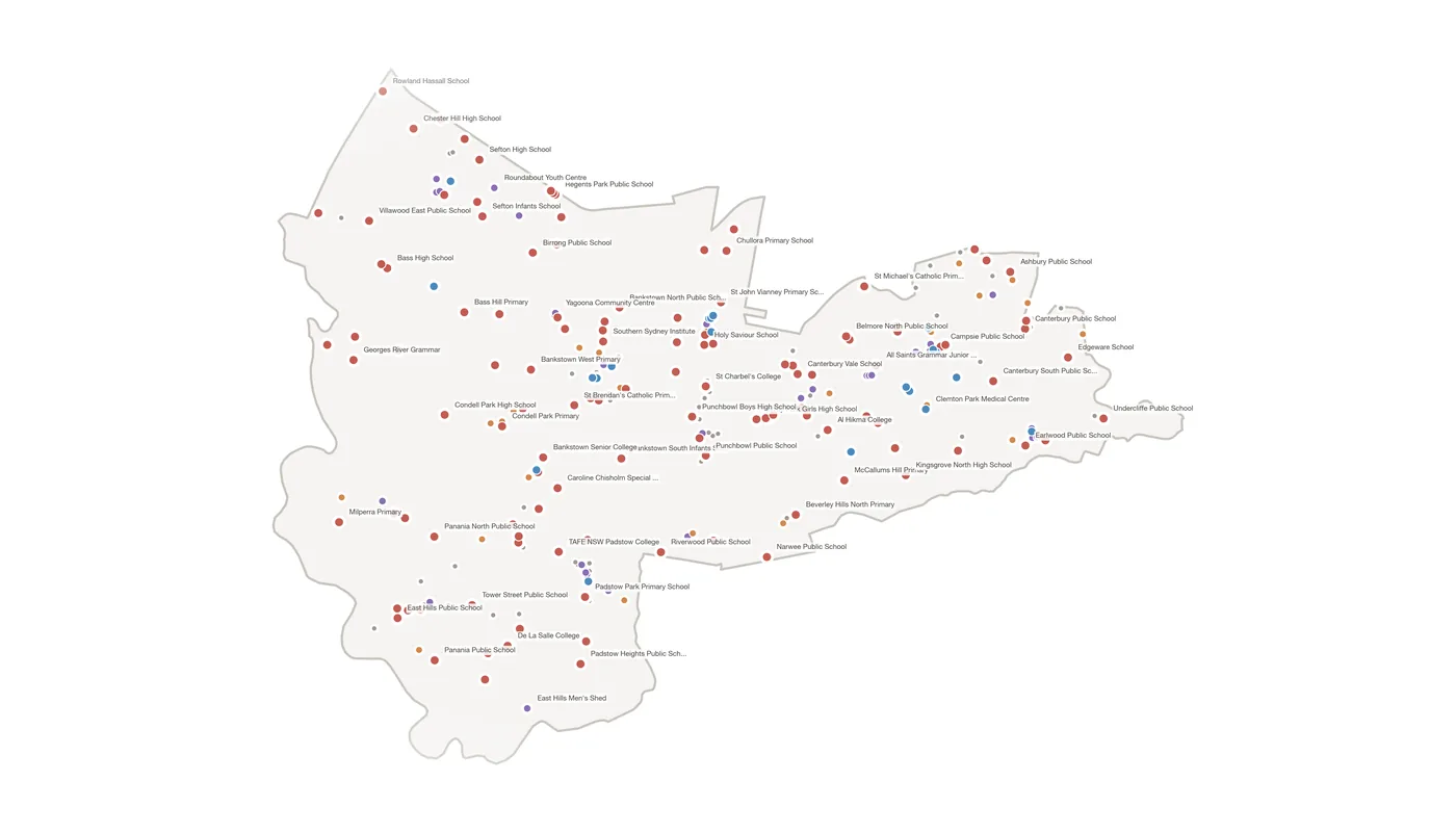Canterbury urban fabric map