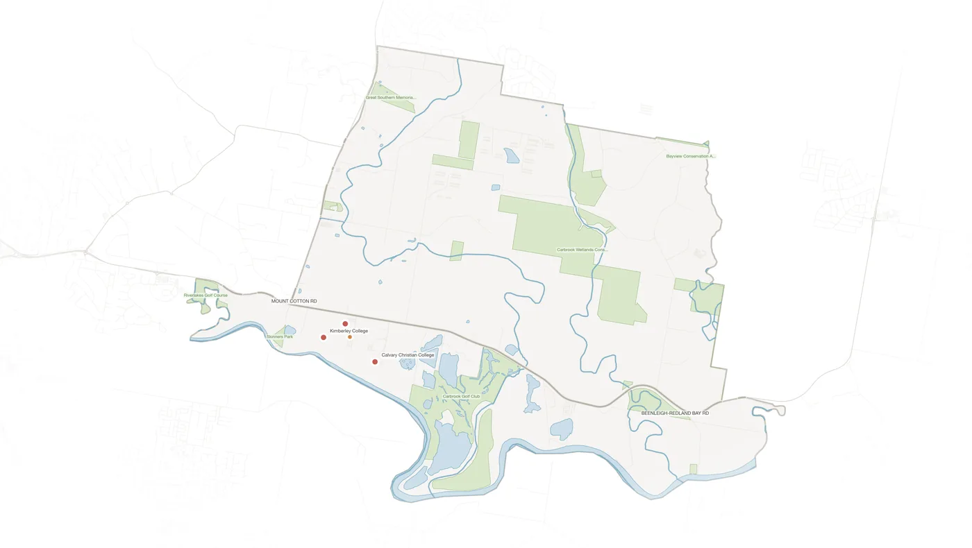 Carbrook urban fabric map