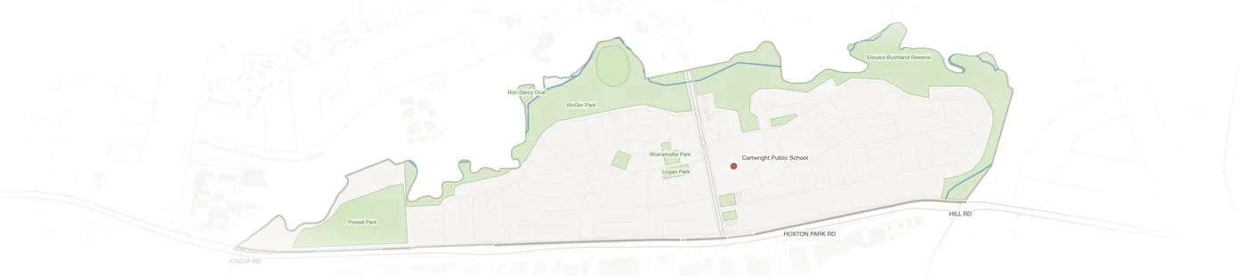 Cartwright urban fabric map