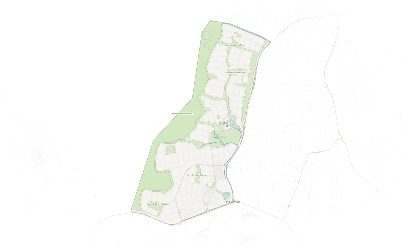 Casey urban fabric map