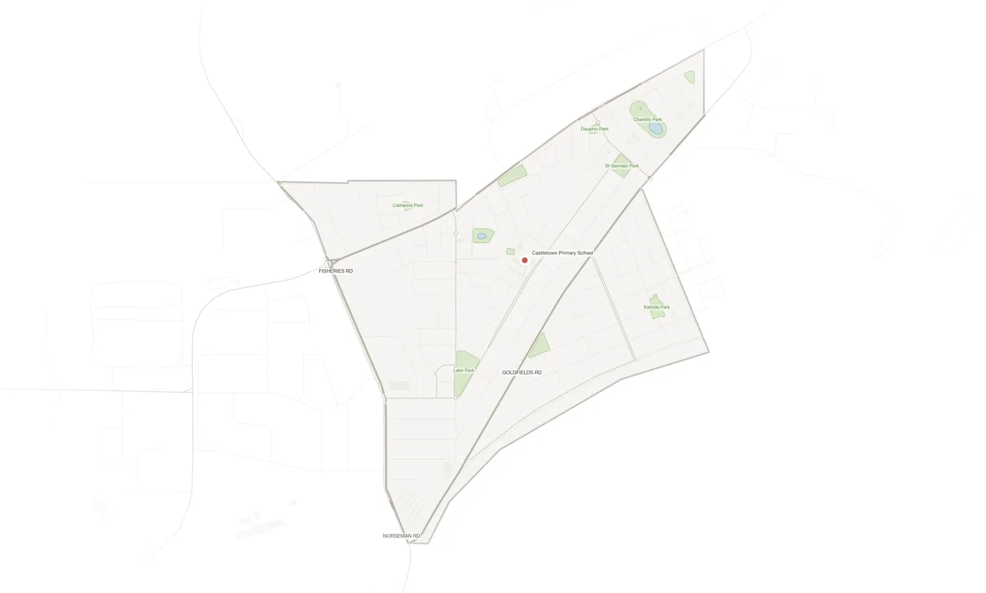 Castletown urban fabric map