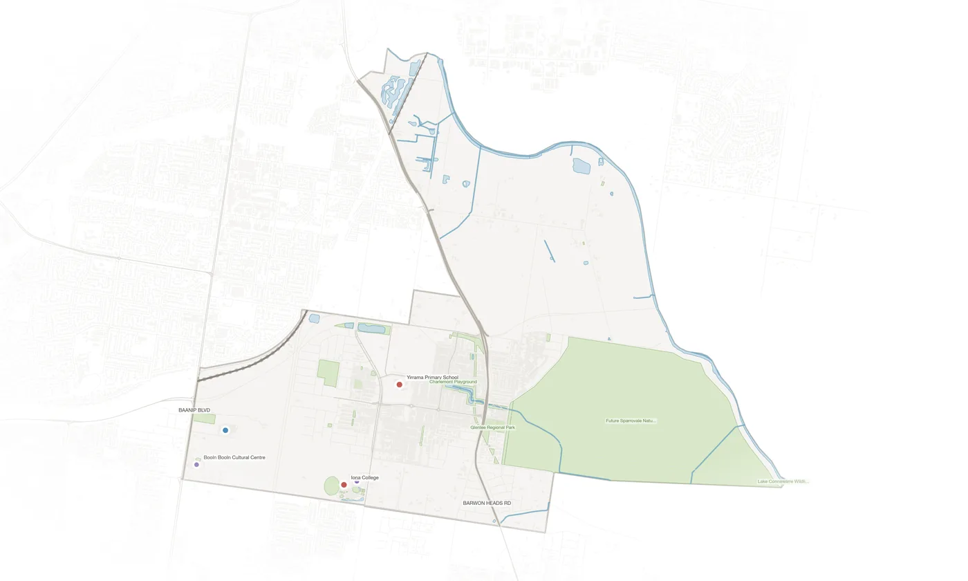 Charlemont urban fabric map