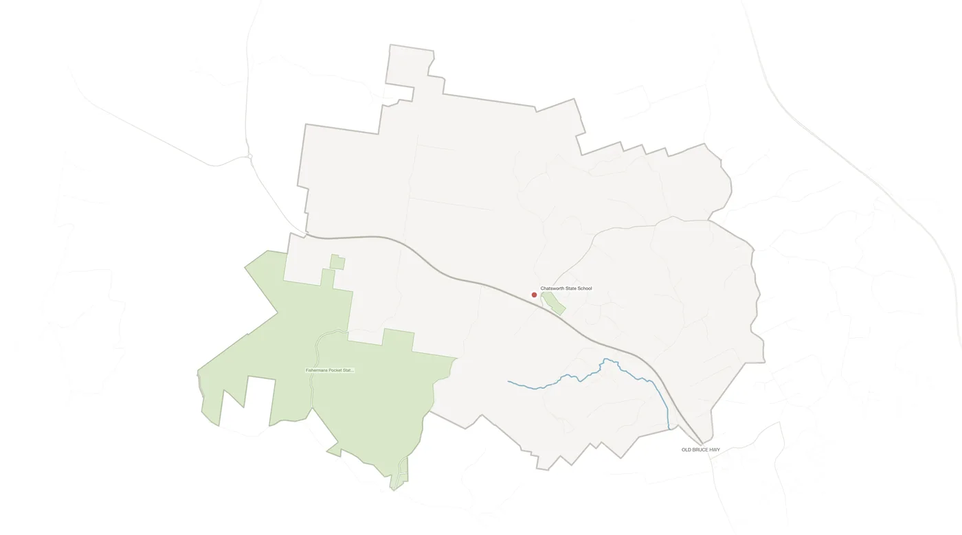 Chatsworth urban fabric map