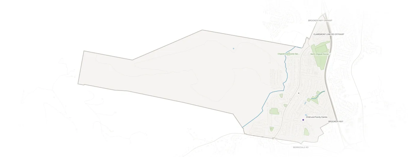 Chigwell urban fabric map