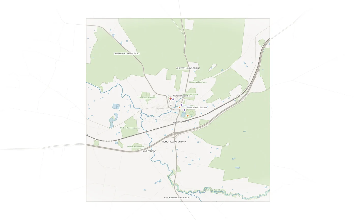 Chiltern urban fabric map