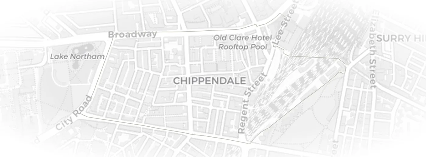 Chippendale urban fabric map
